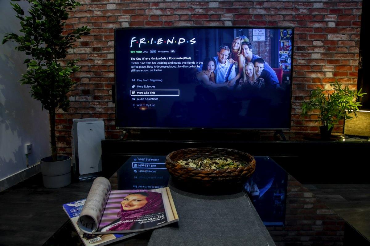 TV in a living room